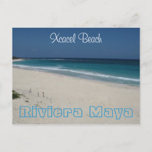 Postal Playa de Xcacel