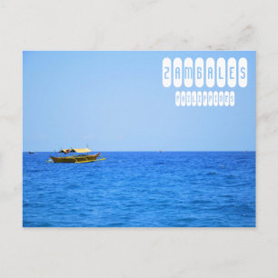 Postal Playa de Zambales en Filipinas