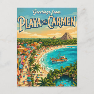 Postal Playa del Carmen México