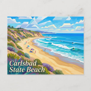 Postal Playa del Estado Carlsbad California