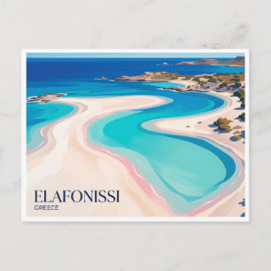 Postal Playa Elafonissi Grecia