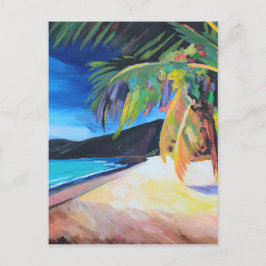 Postal Playa en la bahía de Magen, St Thomas, Islas Vírge