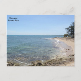 Postal Playa en Mar Caribe Guanica