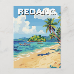 Postal Playa en Redang Malasia