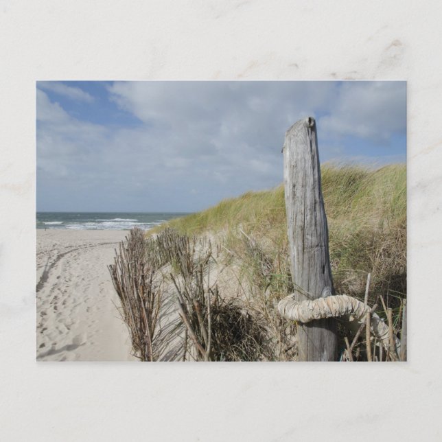 Postal Playa en Sylt (Anverso)