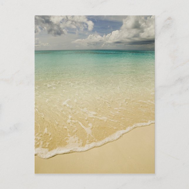 Postal Playa escénica, Bahía Grace, Providenciales, Turks (Anverso)
