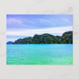 Postal Playa Esmeralda en la isla Phi Phi