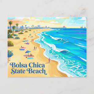 Postal Playa Estatal Bolsa Chica California