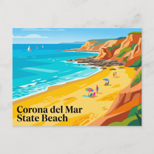 Postal Playa Estatal Corona del Mar California