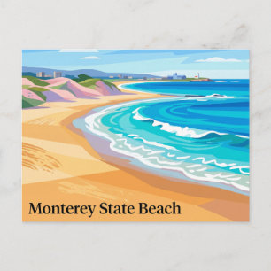 Postal Playa Estatal de Monterey California