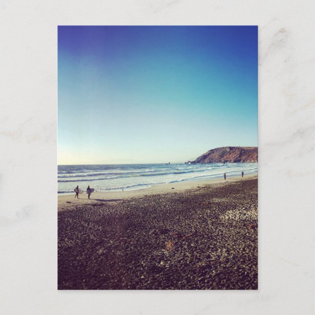 Postal Playa Estatal de Pacifica (Anverso)