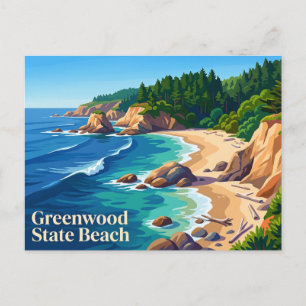 Postal Playa Estatal Greenwood California