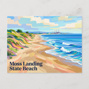 Postal Playa Estatal Moss Landing California