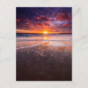 Postal Playa Estatal Ventura Al Amanecer