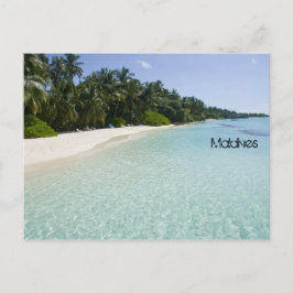 Postal Playa hermosa en Maldivas