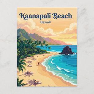 Postal Playa Kaanapali Hawaii