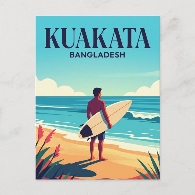 Postal Playa Kuakata Bangladesh (Anverso)