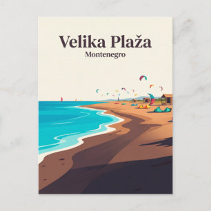 Postal Playa Larga (Velika Plaža) Montenegro