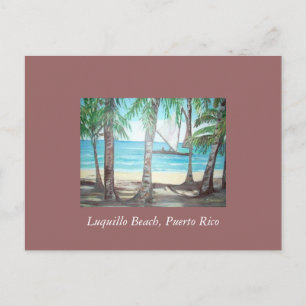 Postal Playa Luquillo, Puerto Rico