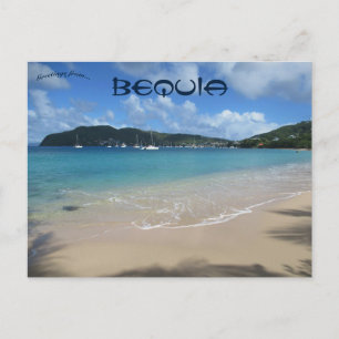 Postal Playa Margaret en Bequia