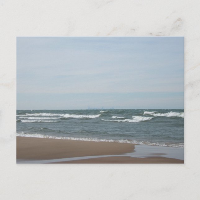 Postal Playa Miller en Gary, Indiana (Anverso)