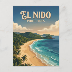 Postal Playa Nacpan El Nido Filipinas
