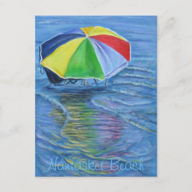 Postal Playa Nantasket (Anverso)