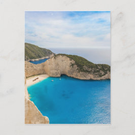 Postal Playa Navagio Grecia