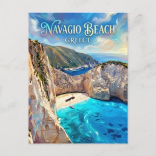 Postal Playa Navagio (Naufragio) Grecia