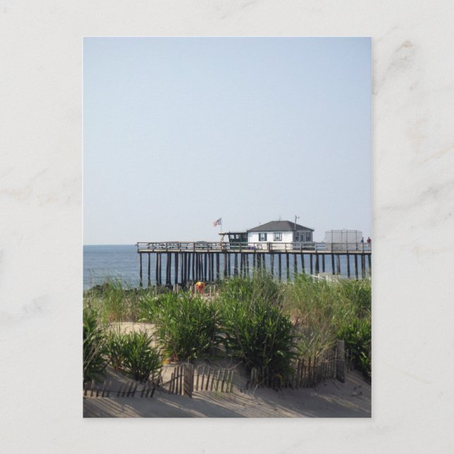 Postal Playa NJ de Ocean Grove (Anverso)