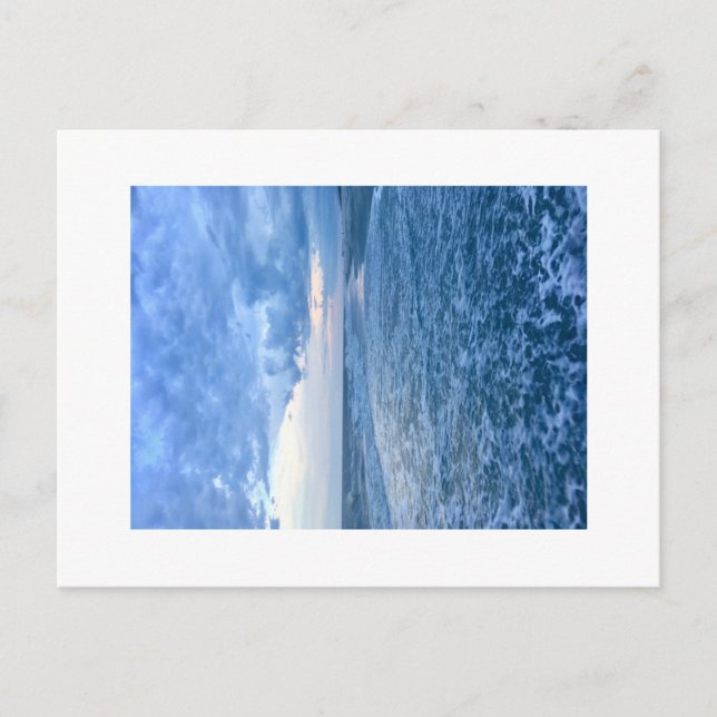 Postal Playa nocturna (Anverso)