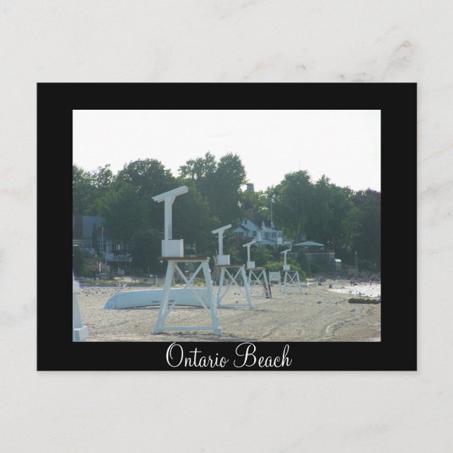 Postal Playa Ontario (Anverso)