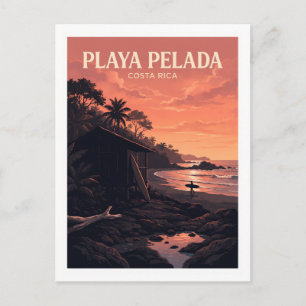 Postal Playa Pelada, Nosara, Costa Rica
