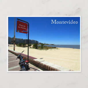 Postal playa poclaves montevideo
