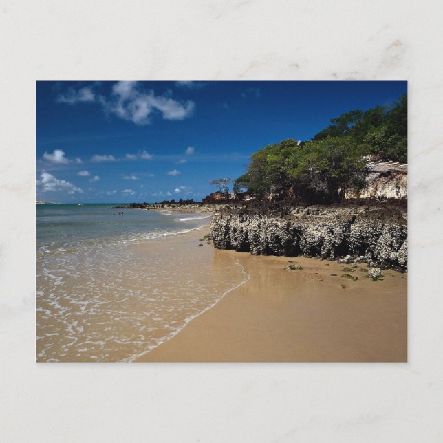 Postal Playa Ponta Negra, Natal, Brasil (Anverso)