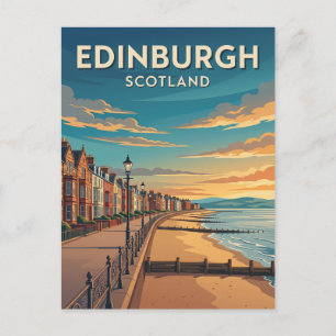 Postal Playa Portobello Escocia