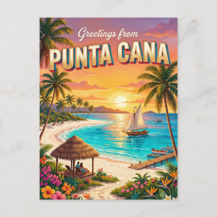 Postal Playa Punta Cana República Dominicana