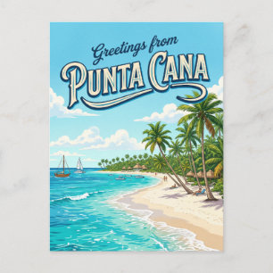Postal Playa Punta Cana República Dominicana
