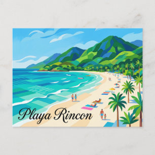 Postal Playa Rincon, Samaná, República Dominicana