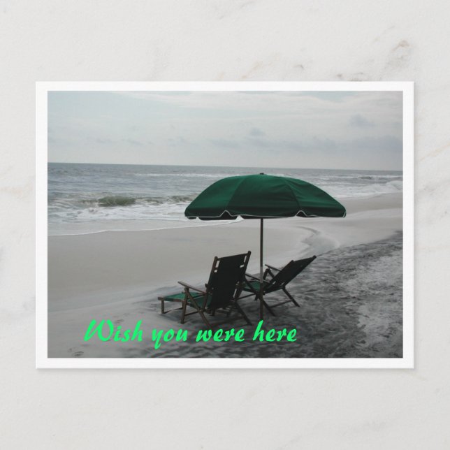 Postal Playa Rosemary para 2 (Anverso)