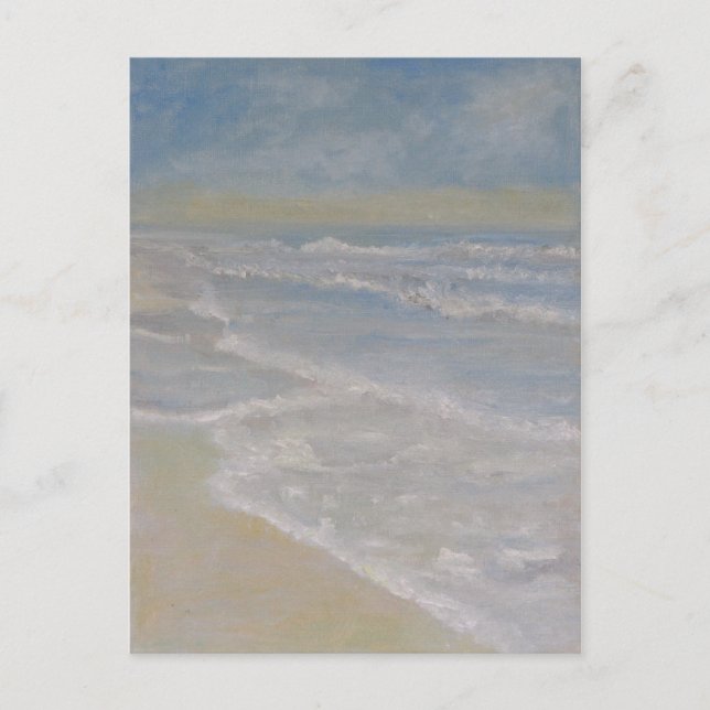 Postal Playa Santa Mónica (Anverso)