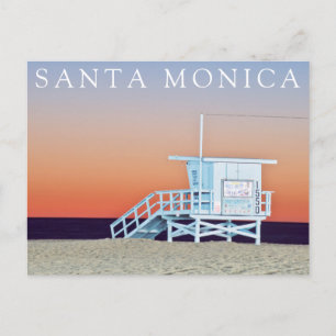Postal Playa Santa Mónica   Los Ángeles, California