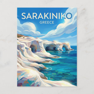 Postal Playa Sarakiniko Grecia