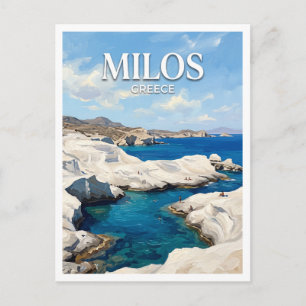 Postal Playa Sarakiniko Milos Grecia