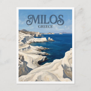 Postal Playa Sarakiniko Milos Grecia