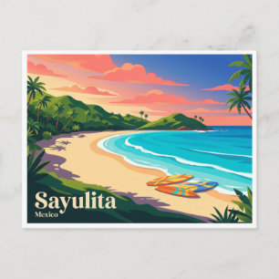 Postal Playa Sayulita México