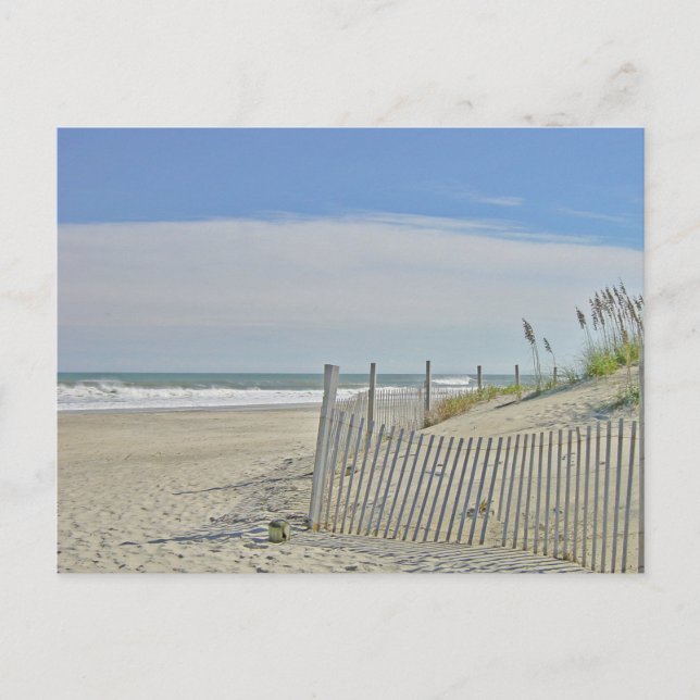 Postal playa solitaria (Anverso)