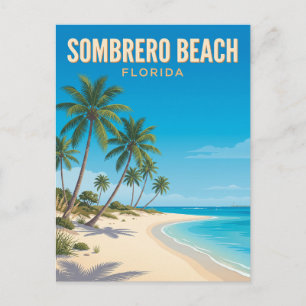 Postal Playa Sombrero Florida