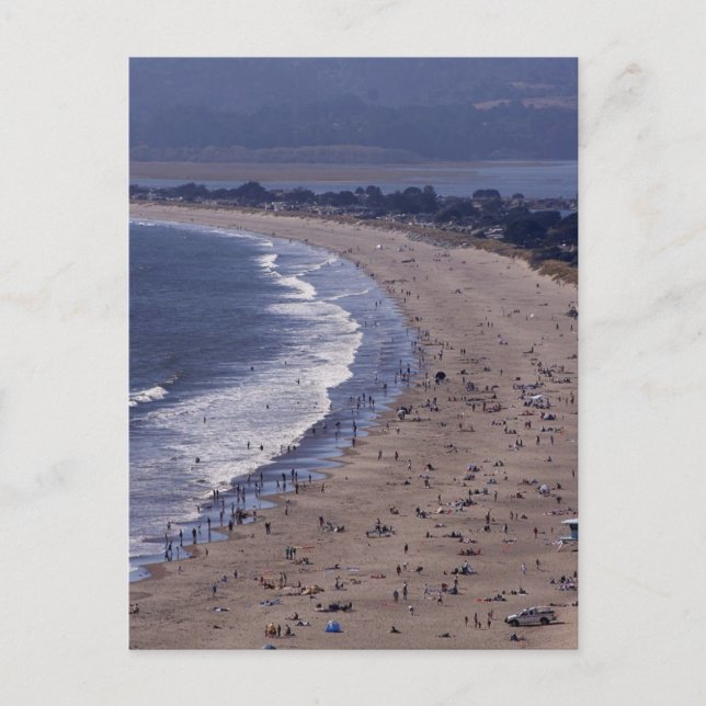 Postal Playa Stinson Cerca Del Mar Nacional Point Reyes (Anverso)