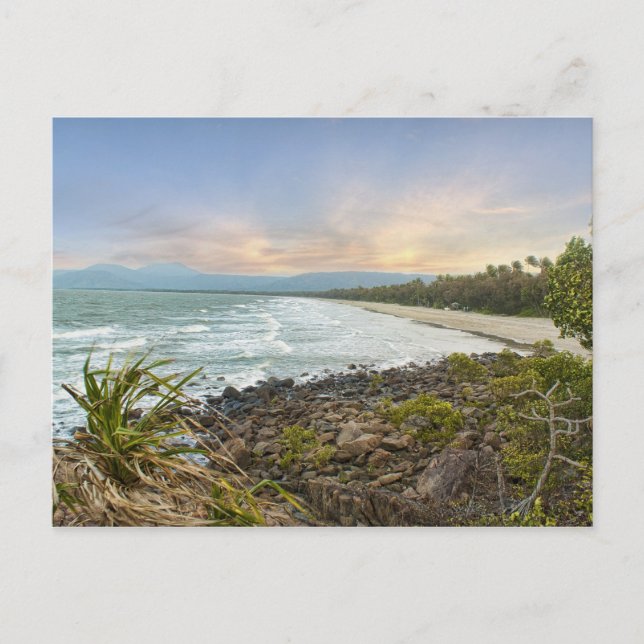 Postal Playa superior a 7 km (Anverso)